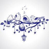 Sparrows Silhouette N2