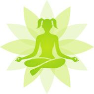Girl in a lotus