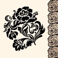 flower and border