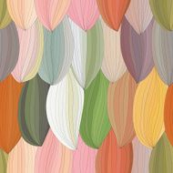 abstract petals with contour pattern
