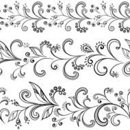 Flower background contours N10