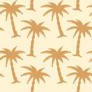 Seamless pattern with coconut palm trees N24