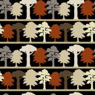 Seamless pattern with trees N21