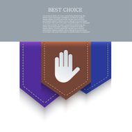 Vector bookmark icon Eps10 N7