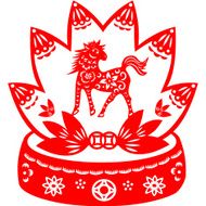Chinese New Year Horse N28