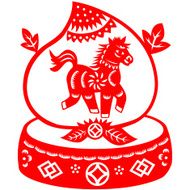 Chinese New Year Horse N30