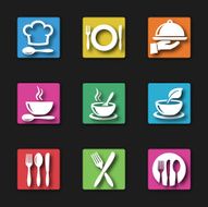 Kitchen and cooking icons N5