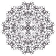 round detailed pattern