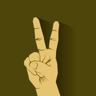 Victory Hand Sign N3
