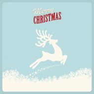 reindeer fly merry christmas N8