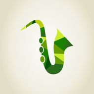 Saxophone the abstract