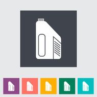 Jerrycan single flat icon N4