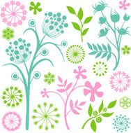 Spring decorative set
