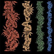 tropical leaf N19