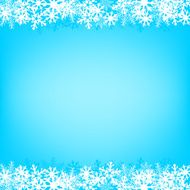blue snow background