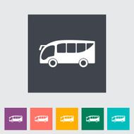 Bus flat icon N6