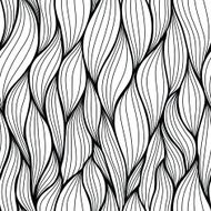 Seamless abstract pattern Black &amp; white