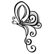 Vector Beautiful Butterfly N11