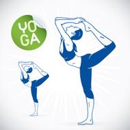 Yoga Model Illustration N8