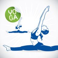 Yoga Model Illustration N9