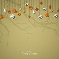 Vector Halloween Background N115