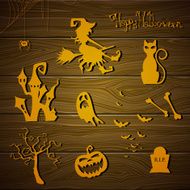 Vector Halloween Design Elements N2