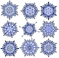 snowflakes set N18