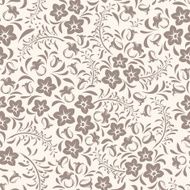 Seamless vintage floral pattern Vector illustration N8