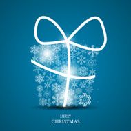 Christmas Snowflakes Background Vector Illustration N57