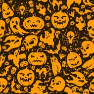 Halloween seamless pattern N85