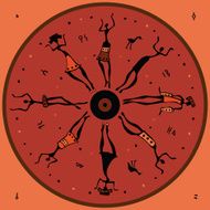 African silhouette set N32