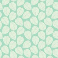 Elegant decorative seamless leaf texture