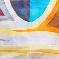 abstract pattern of cold painted batik N39
