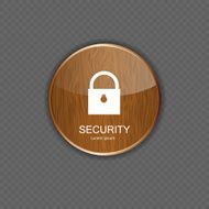 Security wood application icons N2