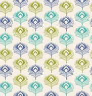Texture with peacock feathers