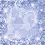 Background with flowers Ipomoea N5