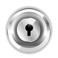 Vector metal lock