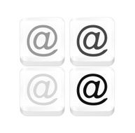Vector e-mail buttons