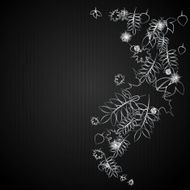 Autumn leaves falling background vector illustration