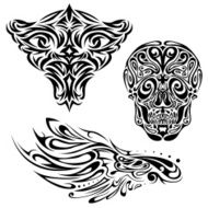 Tattoo face tribe
