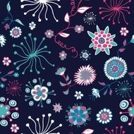 spring flowers pattern N2