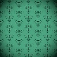 Green Vintage Pattern
