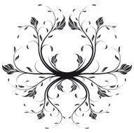Vector Floral Swirl N3
