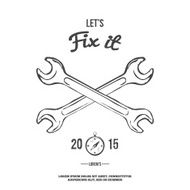 Crossed spanners Lets fix it Vector