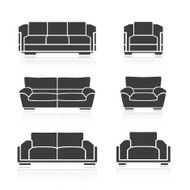 Set of sofas and armchairs N11
