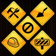 Yellow Signs - Construction