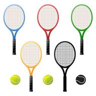 Tennis rackets and tennis-balls