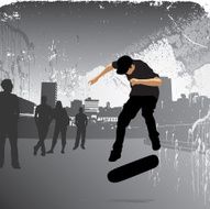 Skateboarding N19