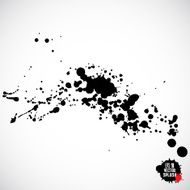Blotted grunge background for various designs N5