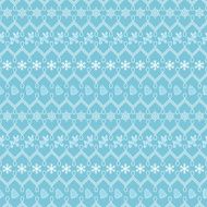 Retro Seamless Christmas Pattern Vector N6